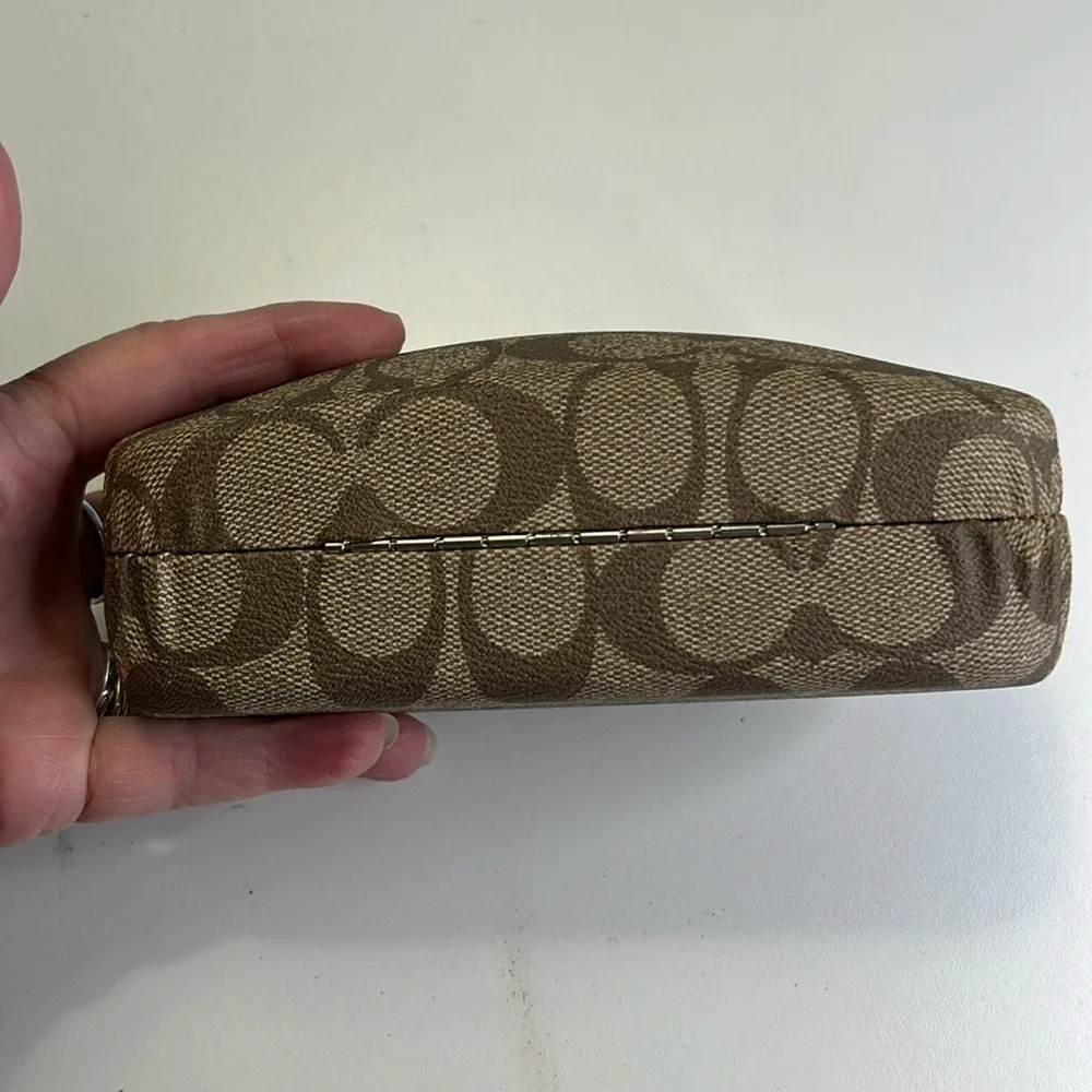 COACH HARD SHELL HINGED EYEGLASS/SUNGLASS CASE